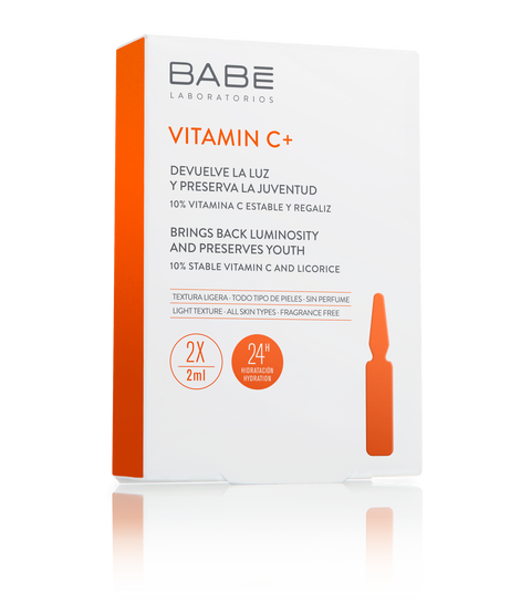 BABE Ампули-концетрат для депігментації з антиоксидантним ефектом VITAMIN C+ міні 2*2 мл 8436571630360 фото