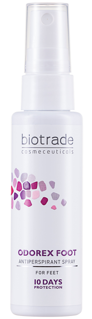 BIOTRADE ODOREX СПРЕЙ АНТИПЕРСПІРАНТ ДЛЯ НІГ ТРИВАЛОЇ ДІЇ 3800221841942_03 фото