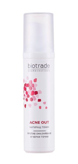 BIOTRADE Матуючий тонік ACNE OUT | для жирної шкіри та при легких формах акне 3800221840631 фото