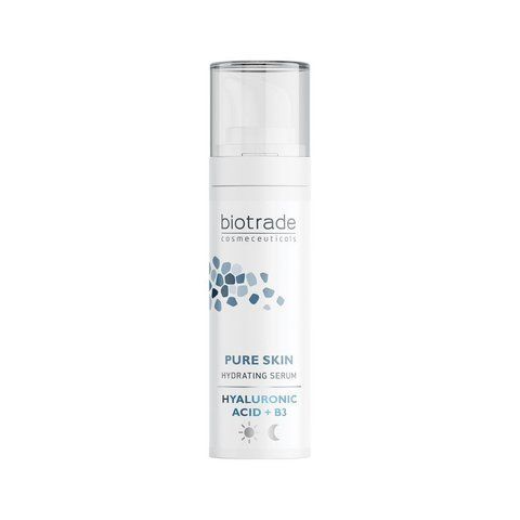 BIOTRADE PURE SKIN СИРОВАТКА З ГІАЛУРОНОВОЮ КИСЛОТОЮ ТА НІАЦИНАМІДОМ ДЛЯ ІНТЕНСИВНОГО ЗВОЛОЖЕННЯ ШКІРИ 3800221842253 фото