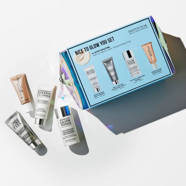 INSTYTUTUM НАБІР NICE TO GLOW YOU SET НАБІР МІНІАТЮР-БЕСТСЕЛЕРІВ ДЛЯ ПРИГОЛОМШЛИВОГО СЯЙВА ШКІРИ 99344493 фото