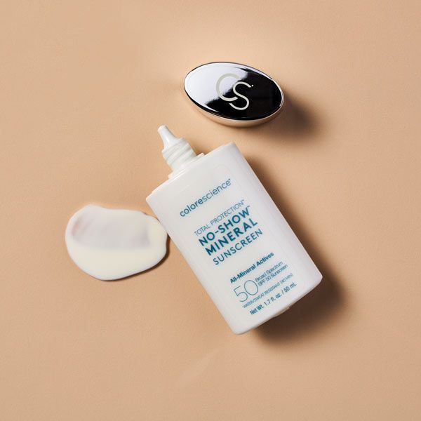 Прозорий мінеральний сонцезахисний флюїд COLORESCIENCE total protection no-show mineral sunscreen SPF 50 403104508 фото