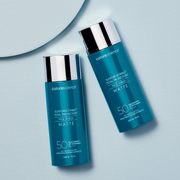 Сонцезахисний крем для обличчя з матуючим ефектом COLORESCIENCE face shield matte SPF 50 403104600 фото