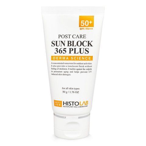 HISTOLAB POST CARE SUN BLOCK 365 PLUS SPF 50 + / PA +++ / КРЕМ СОНЦЕЗАХИСНИЙ ПІСЛЯ ПРОЦЕДУРНИЙ ДЛЯ ОБЛИЧЧЯ SPF 50+ H0030 фото