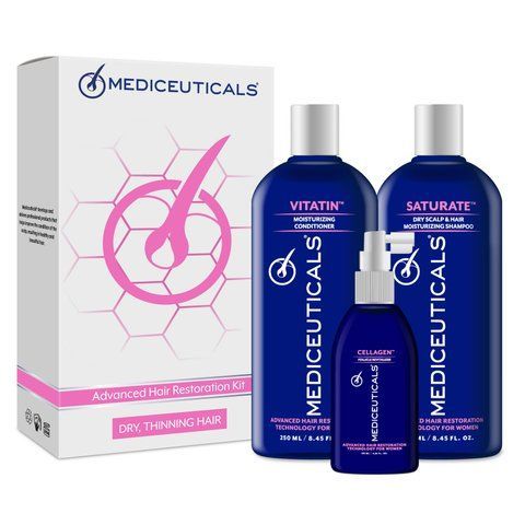 Mediceuticals Набір для стимулювання росту волосся для жінок (сухе волосся) 52010 фото